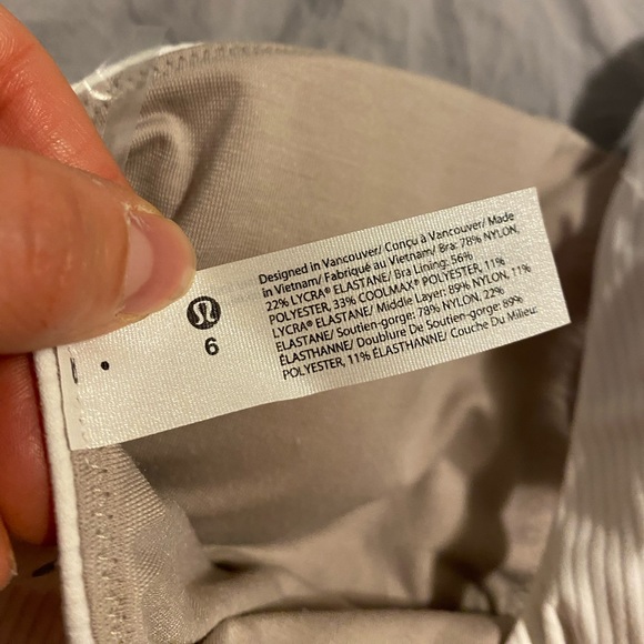 NWT Lululemon Ribbed Nulu Asymmetrical Yoga Bra - Picture 7 of 8